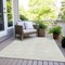 Homeroots 8' X 10' Ivory And Gray Abstract Washable Indoor Outdoor Area Rug 594944 - alternate 7