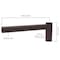 J&H Led 12 in. 180-Degree Single Spoke Mounting Bracket Tenon Adapter for LED Outdoor Pole Lights JH-1SSB-54C - alternate 2