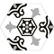 Andova Tiles Trafale Hague Grey 8-in. x 9-in. Hexagon Encaustic Matte Porcelain Floor & Wall Tile, 25PK ANDTRA1274 - alternate 1