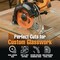 Powertec 4-1/2" Glass Cutting Disc, 7/8" Arbor Diamond Blade Wheel with 20mm Bushing, 5PK 14030-P5 - alternate 8