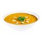 Smarty Had A Party 16 oz. White with Silver Rim Organic Round Disposable Plastic Soup Bowls (120 Bowls), 120PK 9316-WHS-CASE - alternate 7