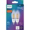Signify 40W Equivalent Soft White B11 Dusk to Dawn LED Decorative Light Bulb, 2PK 586917 - alternate 5