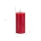 Homeroots 5" Red Flameless Pillar Candle 517689 - alternate 4