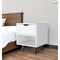 Homeroots 19" White Wood One Drawer Nightstand 530197 - alternate 12