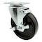 Service Caster 5 Inch Phenolic Wheel Swivel Top Plate Caster with Brake SCC-20S514-PHR-TLB-TP3 - alternate 1