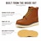 Handpoint Mens 6 in Soft Toe Moc Toe Work Boots-Slip Resistant SureTrack Boots, Full Grain Leather, 12 CK30-8494-D-12 - alternate 8