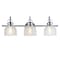 Jonathan Y Virginia 25.25" 3-Light Metal/Glass LED Vanity Light, Chrome JYL7409A - alternate 1