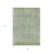 Homeroots 3' X 5' Green And Ivory Abstract Washable Indoor Outdoor Area Rug 631065 - alternate 5