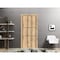 Sartodoors Sliding Closet Bi-fold Doors, Planum 0014 Oak and Aluminum Strips, Sturdy Tracks Moldings Trims Har PLANUM0014BF-DUB-48 - alternate 1