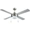 Black & Decker 52'' 4 - Blade Standard Ceiling Fan with Pull Chain and Light Kit Included BCF5252 - alternate 1