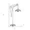 Homeroots 33" Silver Metal Adjustable Desk Table Lamp With Nickel Dome Shade 524296 - alternate 7