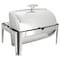 Megachef 9.5Qt Oblong Roll Top Stainless Steel Professional Chafing Dish/Buffet Server Serving Trays MG-431001 - alternate 7