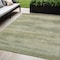 Homeroots 5' X 8' Artichoke Green And Beige Abstract Washable Indoor Outdoor Area Rug 631108 - alternate 1