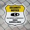 Signmission Security Notice Shield Sign This Propert, 6 Inch X 6 Inch, Plastic Sign SHI-P-6-461 - alternate 4