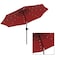 Pure Garden Patio Umbrella with Solar Lights, Red 50-LG1174 - alternate 8