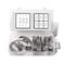 Ideal Tridon 5/16 in. 2-3/4 in. SAE 4' SAE 6 Silver Hose Clamp Stainless Steel, 19PK 999044674051 - alternate 2