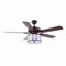 Jonathan Y Circe 52" 3-Light Transitional Glam Drum Shade LED Ceiling Fan With Remote, Oil Rubbed Bronze/White JYL9607B - alternate 13