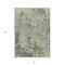 Homeroots 3' X 5' Green And Gray Abstract Washable Indoor Outdoor Area Rug 605548 - alternate 7
