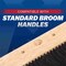 Marshalltown 36 in Wood Backed Concrete Broom, Natural Horsehair Bristles 6598 - alternate 4
