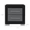 Homeroots 23" Black And Gray Wood Square Two Drawer Nightstand 643690 - alternate 14