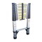 Wrightmaster 12.5 ft. Aluminum Lightweight Extension Ladder with Non-Marring Feet, 330 lbs. Load Capacity ZOR-12.5ft-black - alternate 1