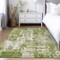 Homeroots 9' X 12' Green And Ivory Abstract Washable Indoor Outdoor Area Rug 597960 - alternate 7