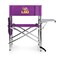 Picnic Time Family Of Brands NCAA LSU Tigers Sports Chair with Side Table - Beach Chair - Camp Chair for Adults, Purple 809-00-101-294-0 - alternate 1