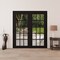 Vdomdoors Front Exterior Prehung Metal-Plastic Double Doors Clear Glass / MANUX 8151 Matte Black / Office Com MANUX8151DEXD-BLK-W72xH80-RH-I - alternate 4