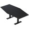Skutchi Designs 6 Person Conference Table With Power Unit | 6' Hexagon Table | Harmony Series HAR-HEX.IR-48X72-T.BK-U999ST19-NA - alternate 1