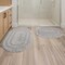 Lavish Home Reversible Bathroom Rug Set, Gray, 2-Pieces, 32 inx20 in/24 inx17 in ST-BATH6-OG - alternate 6