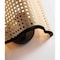 Vidalite Gal Wall Sconce with Rattan Shade, Stitched Velvet Detailing, Flush Mount Canopy, Bohemian Style CE1008610 - alternate 6