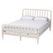 Baxton Studio Braith Farmhouse Ivory Spindle Wood Queen Size 4-Piece Bedroom Set with Two Nightstands 258-14205-14249-14209-14209-ZORO - alternate 10