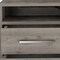 Homeroots 20" Light Gray Wood Two Drawer Nightstand 438332 - alternate 5