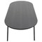 Leisuremod Oval 82.7 in W, 29.5 in L, MDF/Steel, Black TT84BL - alternate 8