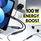 Overtime USB-C to USB-C & 3.5mm Audio and 100W Charging Splitter Adapter, Black OADCTC35BK - alternate 9