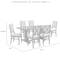 Crosley Joanna 7-Piece Dining Table Set For 6 KF13067RB-RB - alternate 6