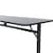 Correll Rectangle Econoline TFL Flip Top Table, 72 in W, 23 in to 31 in H, Particleboard Top, Gray Granite FTM2472TF-15 - alternate 10
