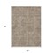 Homeroots 8' X 10' Brown And Beige Abstract Washable Indoor Outdoor Area Rug 594914 - alternate 8