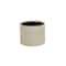 Homeroots Off White Ceramic 42 Ounce Dotted Round Distressed Pot Planter 487450 - alternate 6
