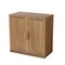 Homeroots 31" Natural Textured Door Accent Cabinet With Three Shelves 564862 - alternate 9