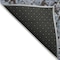 Homeroots 8' X 10' Chocolate And Aqua Damask Washable Indoor Outdoor Area Rug 603734 - alternate 8