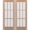 Doornmore G109, 66.5" x 82" ( 2x32" Door) Left Hand, Mahogany SDL 9 Lite Exterior Door G109-SW-3280_2_LI - alternate 1