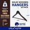 Lifemaster Wooden Hanger Set, Non-Slip, 360 Deg Swivel Hook, Space-Saving, Cherry, 20PK LMWD20CRY - alternate 9