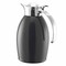 Service Ideas Nicollet Series 1-Liter Stainless Vacuum Insulated Carafe with Flip-Top Lid in Radiant Black NIC10BSBL - alternate 4