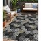 Homeroots 5' X 8' Black Gray And Ivory Polka Dot Washable Indoor Outdoor Area Rug 594215 - alternate 1