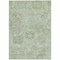 Homeroots 9' X 12' Mint Green And Gray Damask Washable Indoor Outdoor Area Rug 603777 - alternate 9