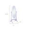 Homeroots 59" Purple And White Wood Freestanding Oval Framed Cheval Mirror 468369 - alternate 5