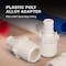 Everflow 1/2'' PEX Barb x MIP Adapter Pipe Fitting; Plastic Poly Alloy PPMA0012 - alternate 7