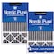 Nordic Pure 16x25x5 Plus Carbon Pleated Air Filter, High Capacity, MERV 12, 2 PK 16x25x5HPM12C-2 - alternate 1