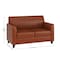 Flash Furniture Cognac Leather Loveseat, 29" x 32-1/4" BT-827-2-CG-GG - alternate 9